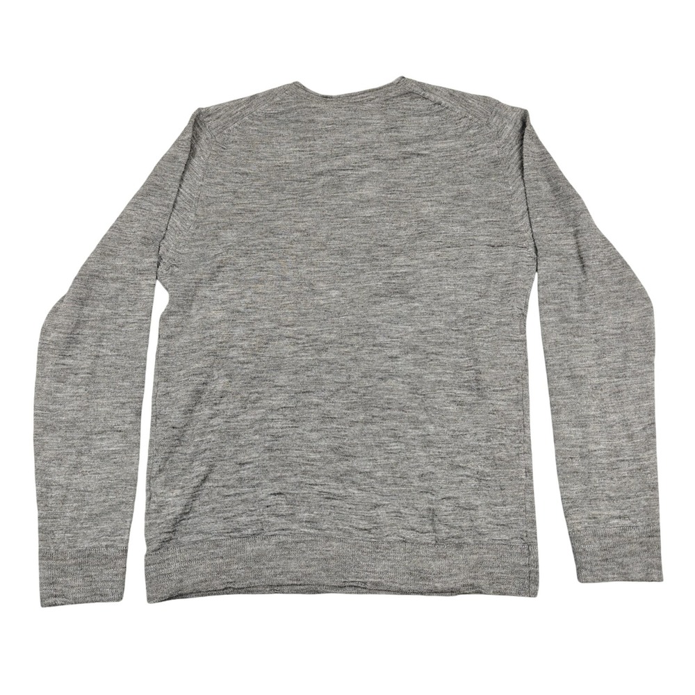 Grey Daniele Alessandrini Sweater‎ Mens IT 54 Gray Mohair Wool Crewneck Knit New - Picture 8 of 12